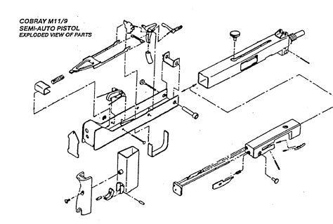 Mac 10, Cobray M11. . Cobray m11 parts diagram